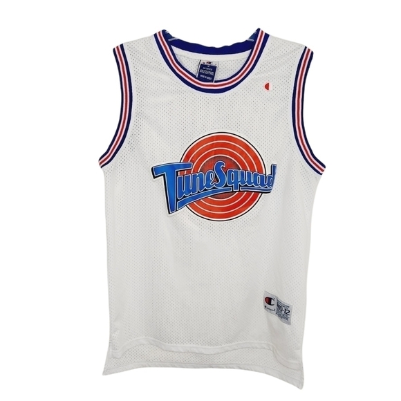 Space Jam Tune Squad Daffy Duck Champion Jersey Sz Medium 90's Michael Jordan - Picture 6 of 14